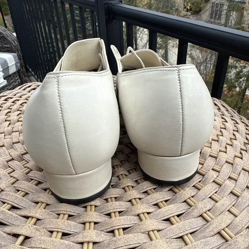 Drew White Leather Orthotic Comfort Walking Shoes Women 10 WW Extra Wide Nurse